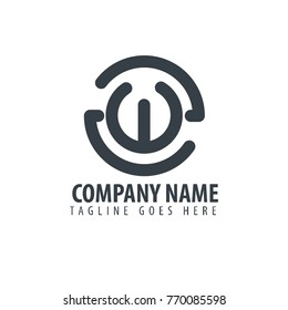 Initial Letter ZW Design Logo