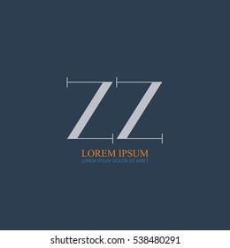 initial letter Zz logo design for company identity