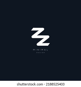 Initial letter zz sport vector icon