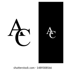 Initial lettering AC premium logo for your personal branding or for your company