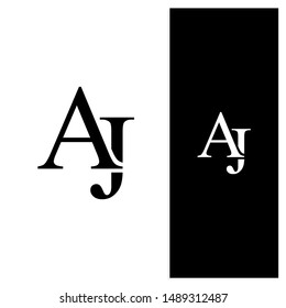 Initial lettering AJ premium logo for your personal branding or for your company