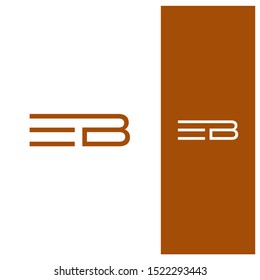 Initial lettering EB unique logo for your personal branding or for your company