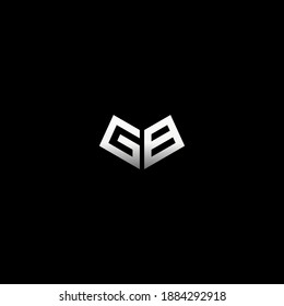 Initial lettering gb logo monogram design template