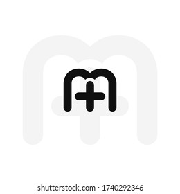 Initial letters AA linked monogram logo vector. Business logo monogram with two overlap letters inside circle isolated on white background.
