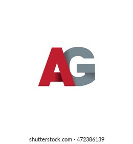 Letter Ag Cut Design Logo Vector Stock Vector (Royalty Free) 777645847 ...