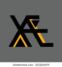 Initial Letters A Alex for logo design
