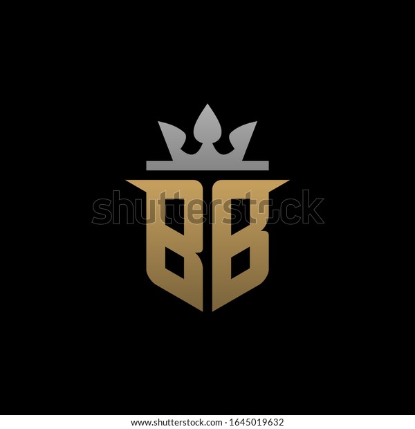 Initial Letters Bb Shield King Logo Stock Vector (Royalty Free ...