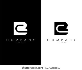 Initial Letters bc/cb abstract company Logo Design vector