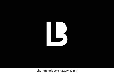  Initialbriefe BL, abstrakte LB-Gesellschaft Logo-Design-Vektorgrafik 