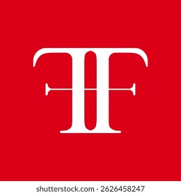 Initial letters FF logo design inspiration