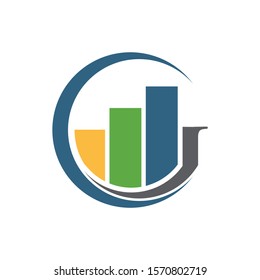 Initial letters G or C modern logo template