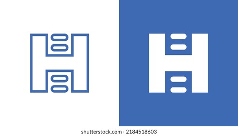 Paquete de diseños de logotipo de letras iniciales H. Será adecuado para qué empresa o nombre de marca inician esas iniciales.