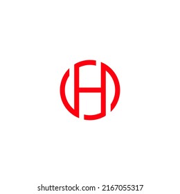 initial letters hs, dhd, oh logo vector