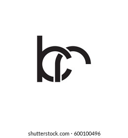Initial letters kr, round linked overlapping chain shape lowercase logo modern design monogram black