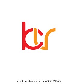 Initial letters kv, round linked overlapping chain shape lowercase logo modern design red orange