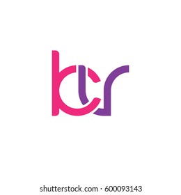 Initial letters kv, round linked overlapping chain shape lowercase logo modern design pink purple