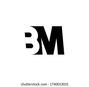 Letras iniciales Logo espacio negro positivo/negativo BM