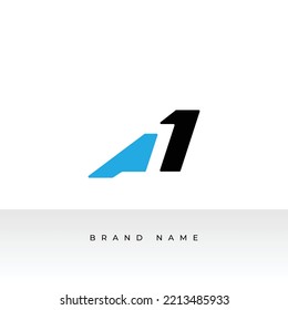 Initial letters A logo template design. Logo icon design template elements. Monogram. Linear logo. Simple vector sign illustration in a modern style.