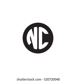 Nc Letters Outline Svg