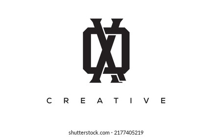 Initialbuchstaben OQ, QO Monogram Logo Design mit kreativem Schriftzeichen-Symbol. OQ, QO Spiralbriefe universelles elegantes Vektorsymbol, Logo. Grafisches Alphabet-Symbol für Unternehmensidentität