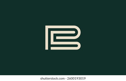 Initial Letters PS Monogram Logo