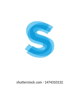 Initial Letters S Logo Design Vector