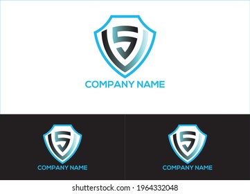 Initial Letters VS. Logo or Icon Design Vector Image Template