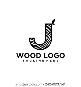 initial letters with wood grain pattern