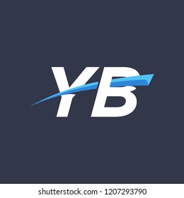 Initial Letters Yb Vector Illustrations Designs Stock Vector (Royalty ...