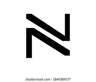 letras iniciales z y n logos