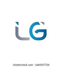 Initial LG letter Business Logo Design vector Template. Abstract Letter LG logo Design