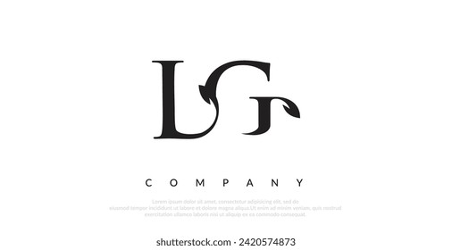 Initial LG Logo Design Vector 