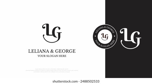 Initial LG Logo Design Vector 
