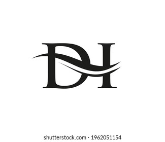 Initial linked letter DI logo design. Modern letter DI logo design vector with modern trendy