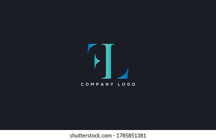 Initial Linked Letter FL or LF Logo Design vector Template. Creative Abstract FL Logo Design Vector Illustration