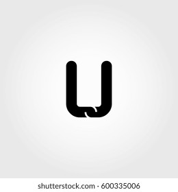 initial lj black business logo