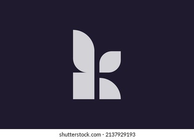 Initial LK KL modern monogram and elegant logo design, Professional Letters Vector Icon Logo on luxury background.