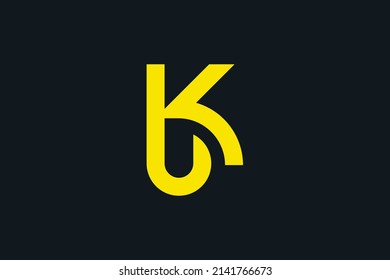 Initial Lk Kl Modern Monogram Elegant Stock Vector (Royalty Free ...