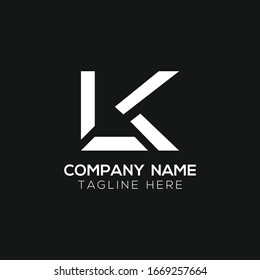 Initial LK letter Business Logo Design vector Template. Abstract Letter LK logo Design