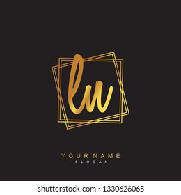 Initial LN handwriting logo vector