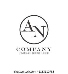 AN initial logo