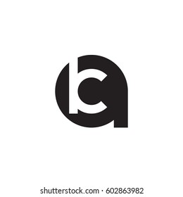 initial logo ak, ka, k inside a rounded letter negative space logo black