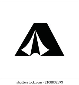 Initial  A logo alphabet vector design template