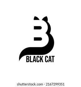 Initial Logo B Cat Icon Stock Vector (Royalty Free) 2167299351 ...