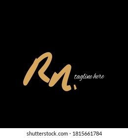 Logotipo inicial para empresas y personal o profesional