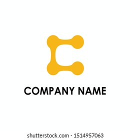 initial logo c business vector design 