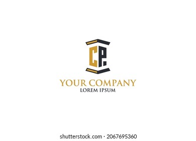 Initial logo CP LAW, firm attorney office