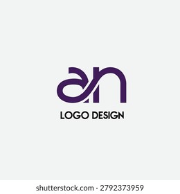 an initial logo deisgn icon