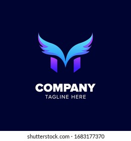 Initial Logo Design Alphabet M