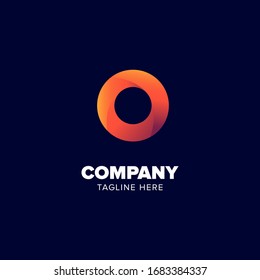 Initial Logo Design Alphabet O